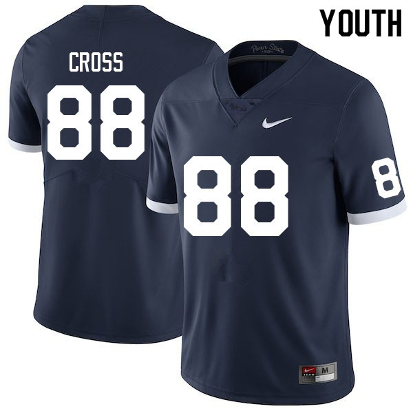 Youth #88 Jerry Cross Penn State Nittany Lions College Football Jerseys Sale-Retro
